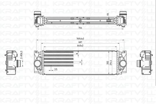 TURBOSARJ RADYATORU SPRINTER 906 6>18 907 910 18> CRAFTER 30 32 35 11>16
