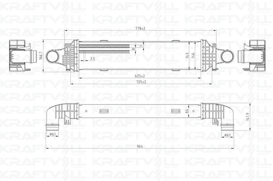 TURBOSARJ RADYATORU X204 08>15 W204 07>14 S204 07>14 C204 11> C218 11>17 W212 09>15 C207 09>16