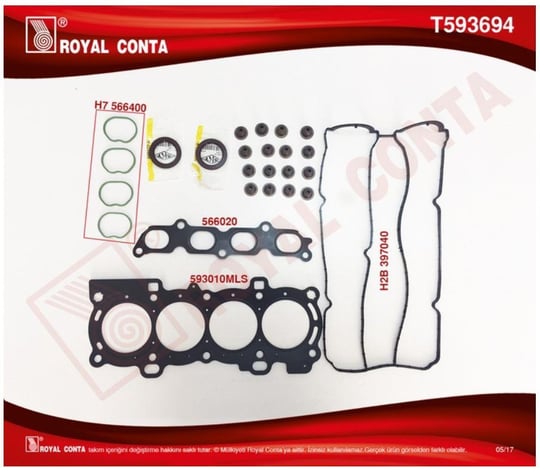 ÜST TAKIM CONTASI (SKT KEÇELİ+SUB.LASTİKLİ) FOCUS II 1.6 16V (03-07) 100HP