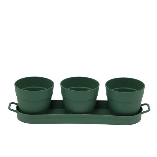 Poliwork 3lü Set Kaktüs Saksı Mix 0,4 Lt 335*95*90 Mm