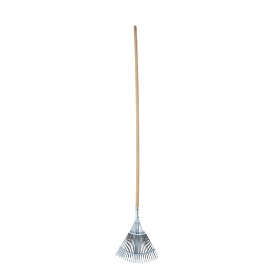 Raco Expert Ayarlı Ahşap Saplı Metal Yaprak Toplama Tırmığı 30-45 CM