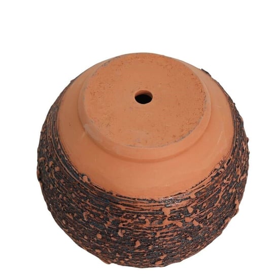 Toprak Saksı Düz Sırlı 12*13 Cm