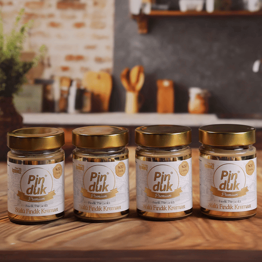 4 ADET 330 GR PREMIUM SÜTLÜ FINDIK KREMASI