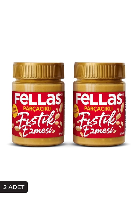 %100 Fıstık Ezmesi 300g x 2