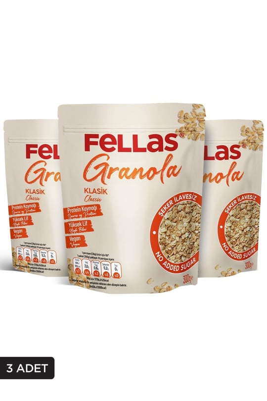 Granola 3'lü - Klasik 300g
