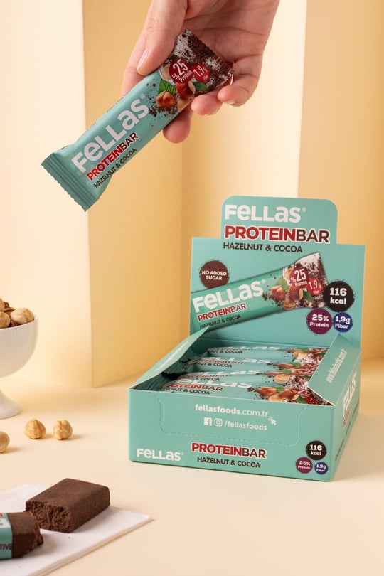 Protein Bar - Fındıklı ve Kakaolu 32g x 12 Adet