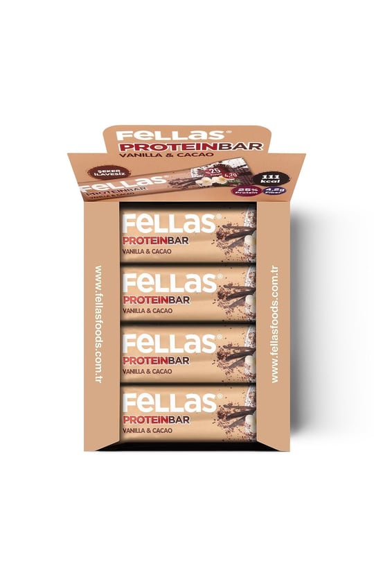 Protein Bar - Vanilyalı ve Kakaolu 32g x 12 Adet