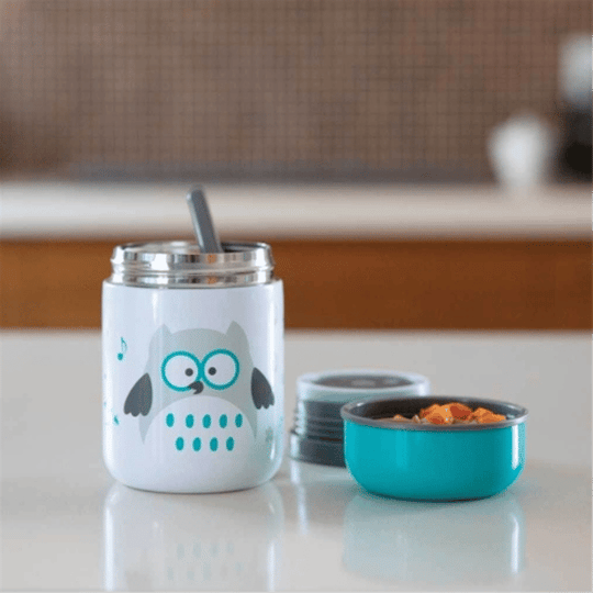 Bblüv Food Mama Termosu ve Kaşık - Mavi