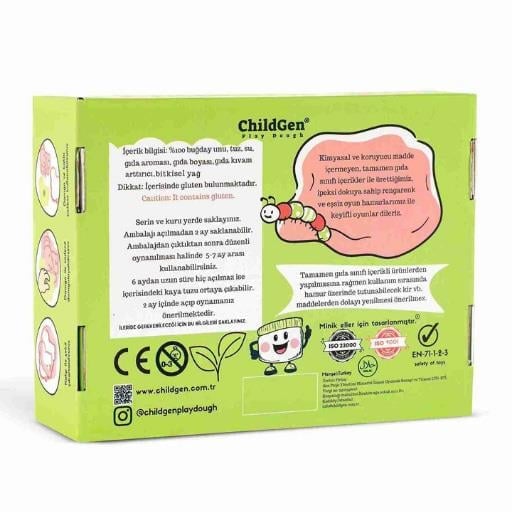 ChildGen Doğal Oyun Hamurları Premium Kutu Set - Unicorn
