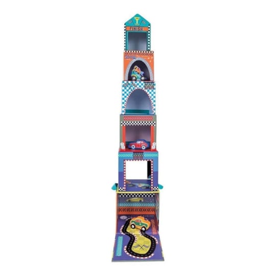 Floss & Rock Ahşap Figürlü Küpler - Arabalar