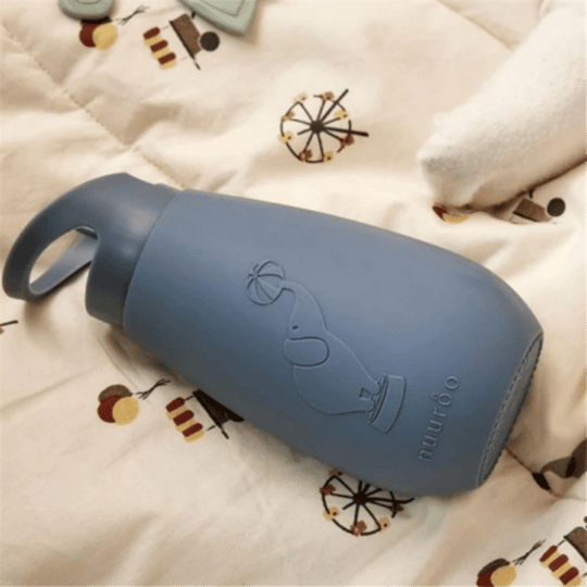 Nuuroo Silikon Pipetli Suluk 350 ML - Mavi