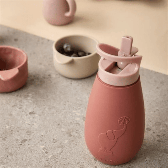 Nuuroo Silikon Pipetli Suluk 350 ML - Pembe