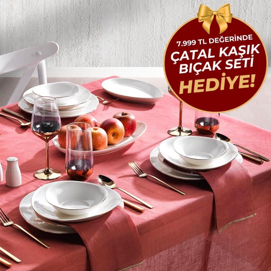 Schafer 1s1226-01001-alt01 Dina Altın 56 Prç Yemek Takımı