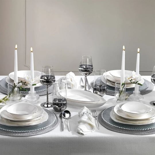 Schafer 1s1226-01001-plt01 Dina Platin 56 Prç Yemek Takımı