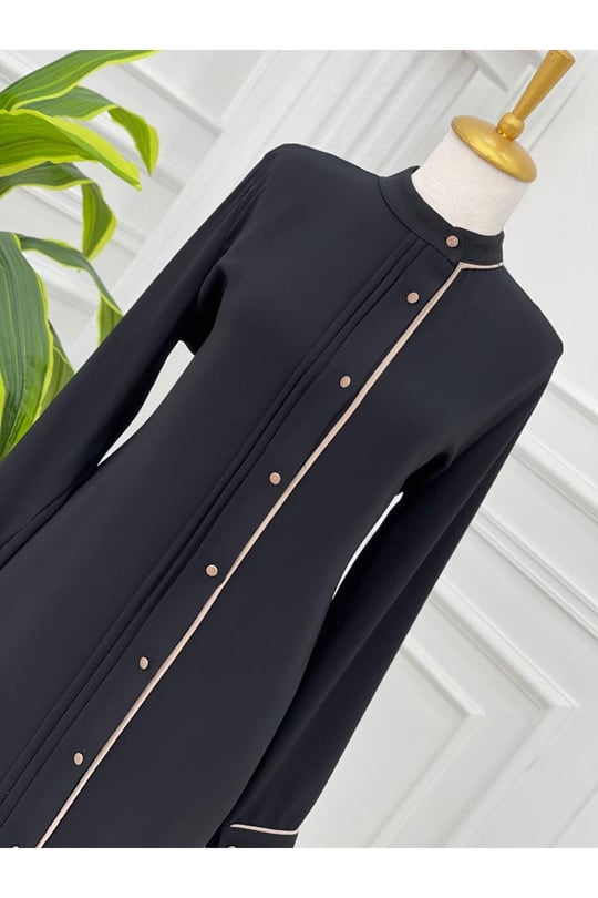 3 Pili Anne Tunik 5250 Siyah