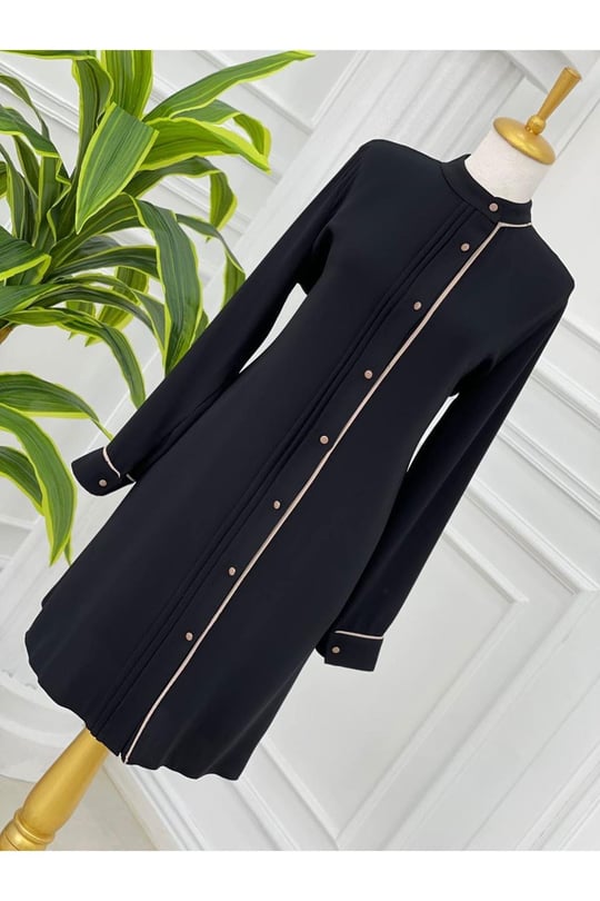 3 Pili Anne Tunik 5250 Siyah