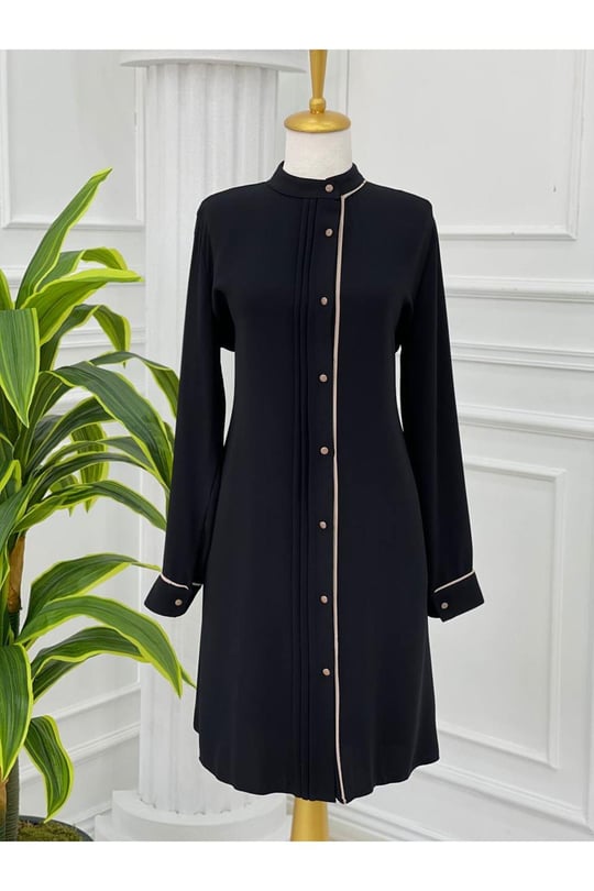 3 Pili Anne Tunik 5250 Siyah