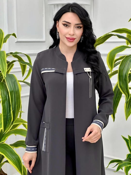 Acme Ribanalı Pardesü 5019 Tk-24 Gri
