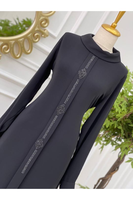 Baklava Taş Tunik 579 Siyah