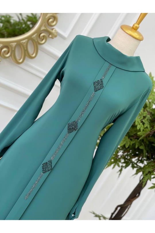 Baklava Taş Tunik 579 Yeşil
