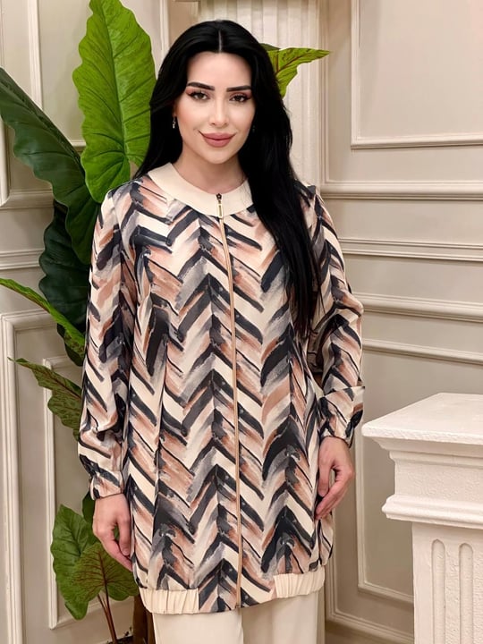 Batik Desen İkili Takım 2203 T-24 Haki