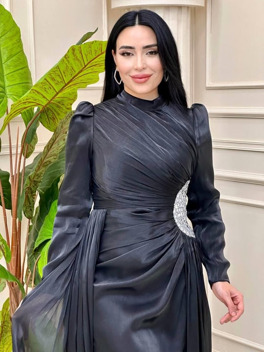 Bel İşleme Jan jan Abiye 4919 t-24 Siyah
