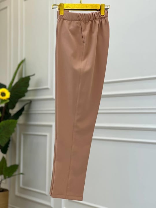 Bel Lastik Bilek Boy Pantolon 3208 t025 Camel
