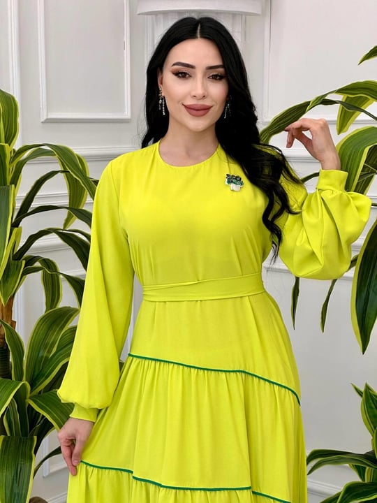 Berev Biyeli Elbise 6000 T-24 Sarı