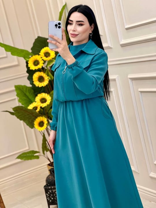 Bonber Ceketli Elbise 0190 e025 Mint yeşili