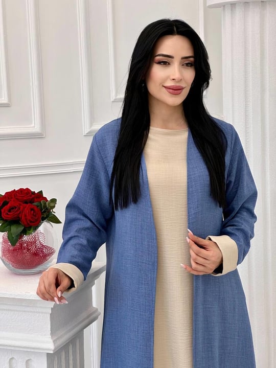 Büyük Beden Üçlü Spor Takım 4337 T-24 Mavi