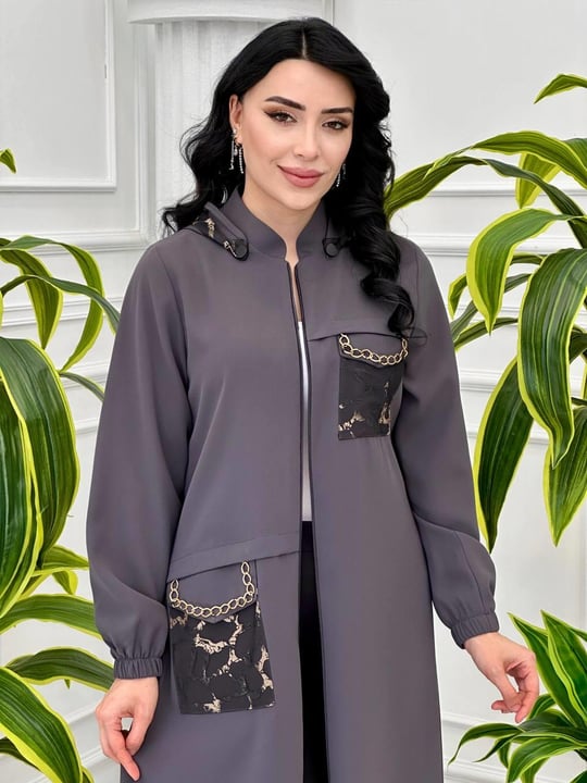 Cebi Zincirli Giy Çık Kap 5024 T-24 Gri