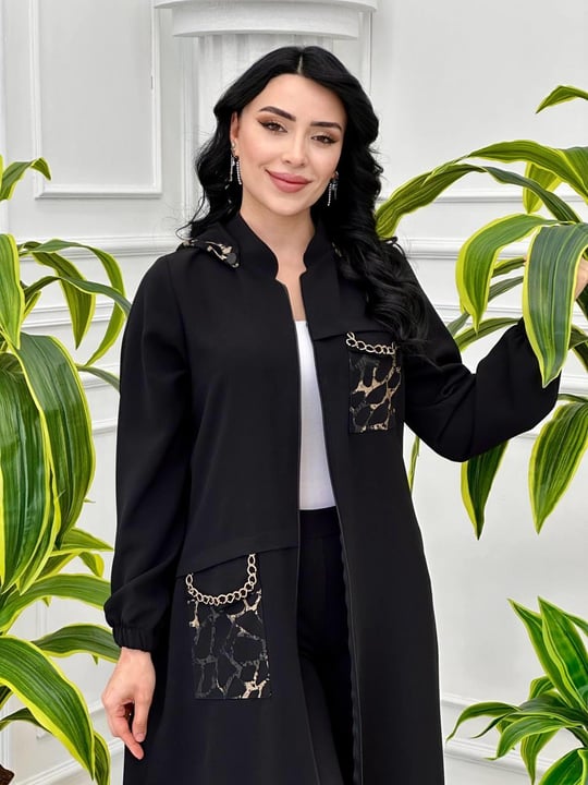 Cebi Zincirli Giy Çık Kap 5024 T-24 Siyah