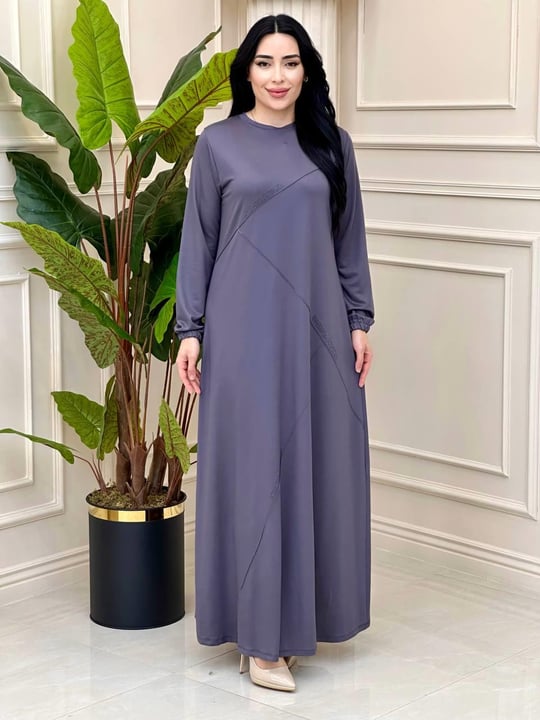 Çimalı Anne Elbise 0696 t-24 Gri