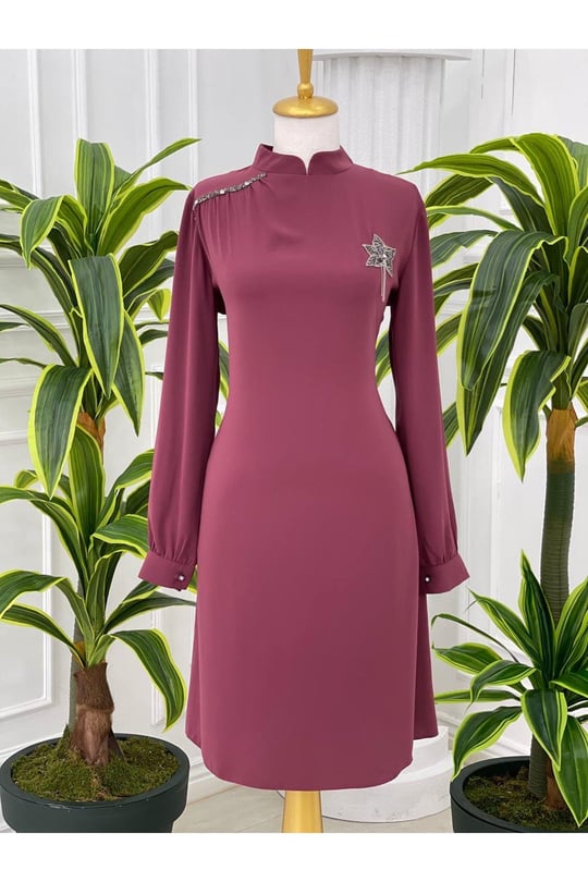 Çınar Yaprak Tunik 751 Rose