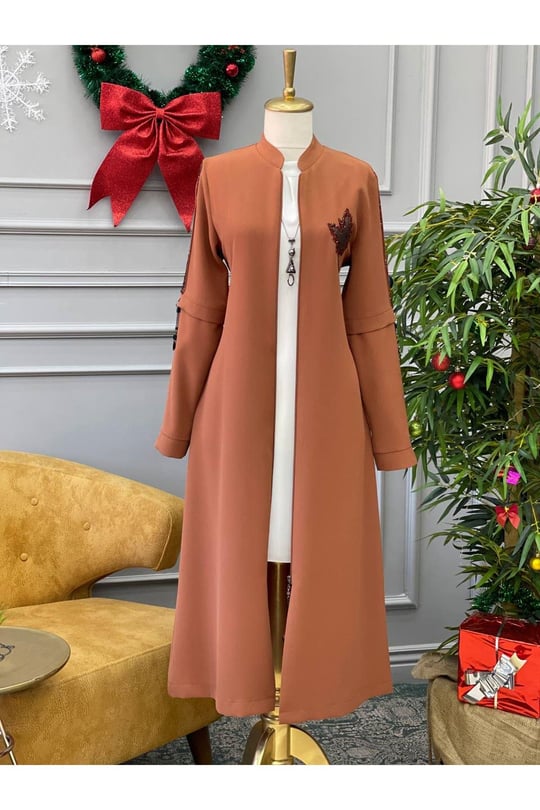 Çınar yapraklı kap 2065 Taba