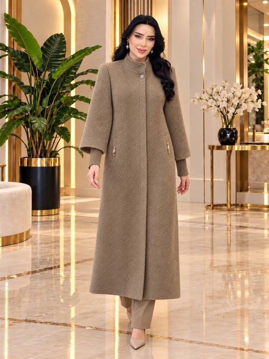 Diyagonel Angora Pardesü 8301 T-26 Vizon