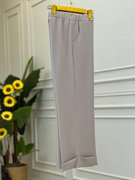 Duble Bol Paça Pantolon 3205 t025 Taş