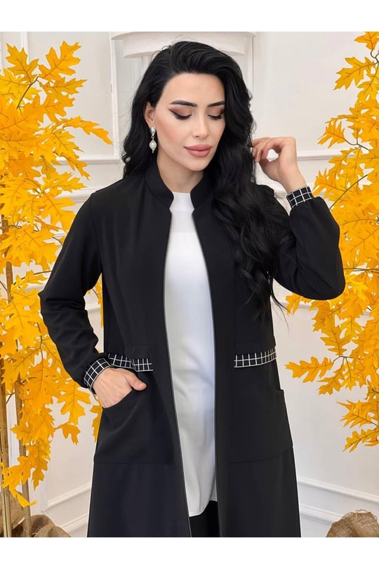 Ekose Detay Giy-Çık 3025 Siyah
