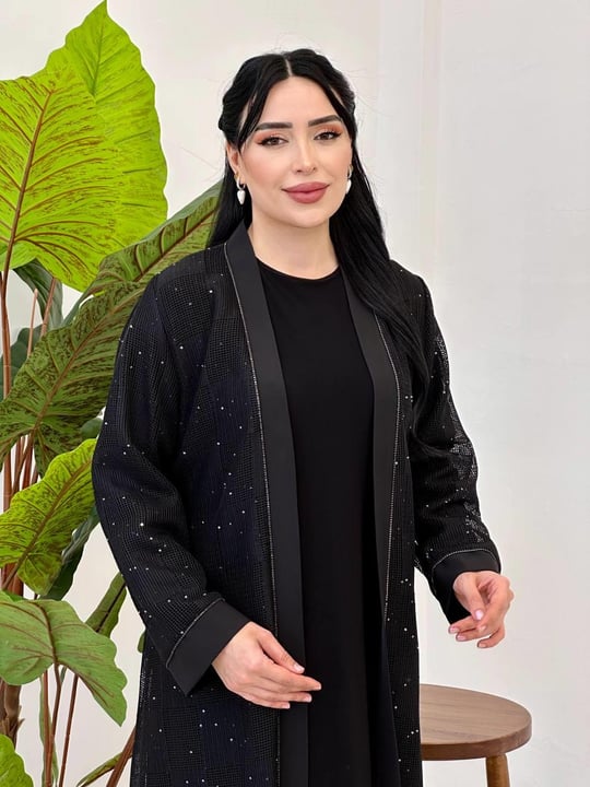 File Abaya Elbise 2123 Siyah
