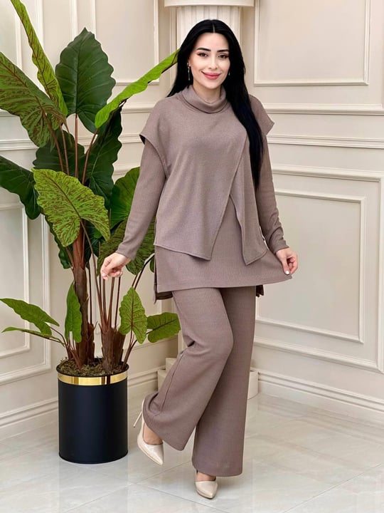 Fitilli Üçlü Takım 30972 t-24 Vizon