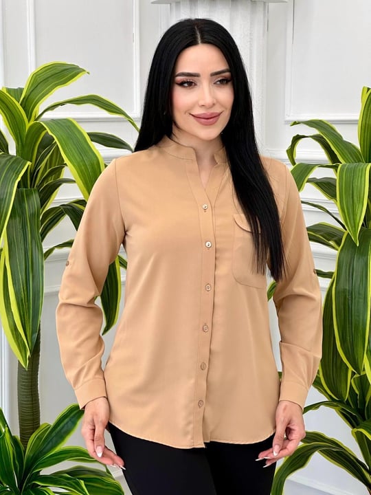 Hakim Yaka Spor Gömlek 8355 t-24 Bej