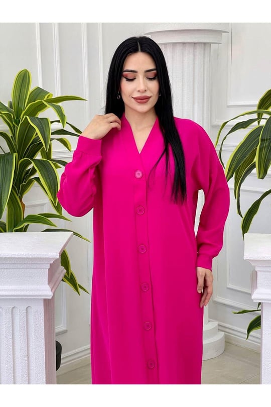 Hırka Görünümlü Kap 10244 Fuşya