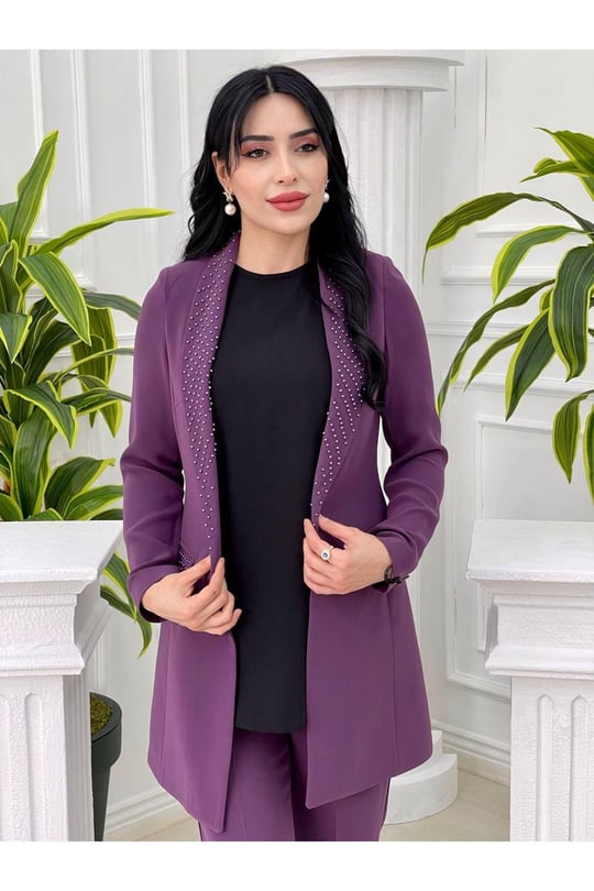 İnci Detay 3 lü Takım 7001 Leylak
