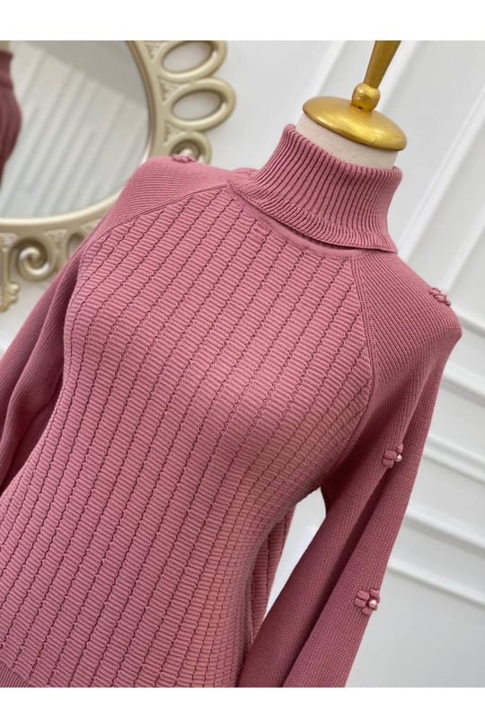 İnci Papatya Kazak 2202 pembe