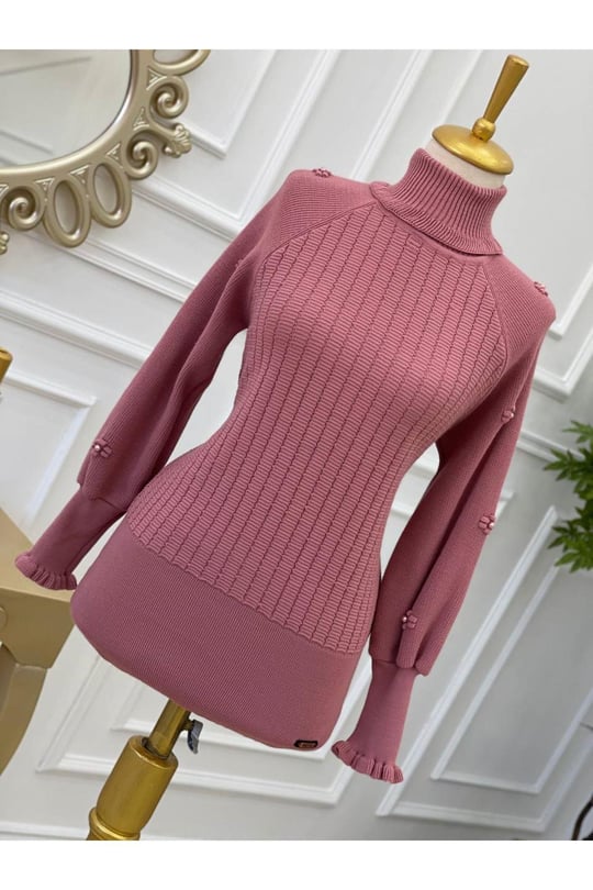 İnci Papatya Kazak 2202 pembe