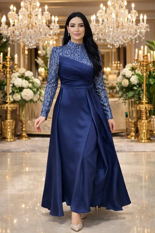 Kampanya Drapeli Abiye 1226 T-25 Lacivert