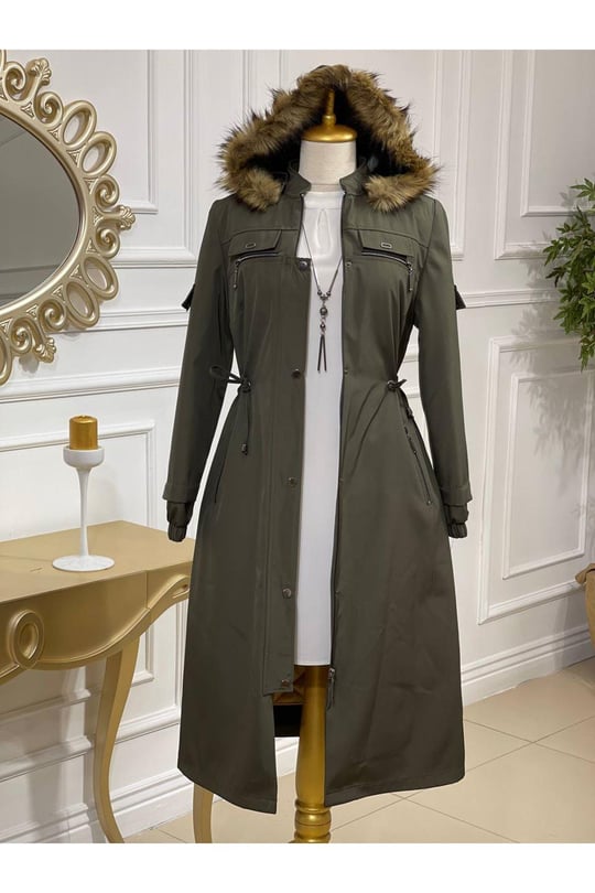 Kapak Detay Parka 4220 Haki