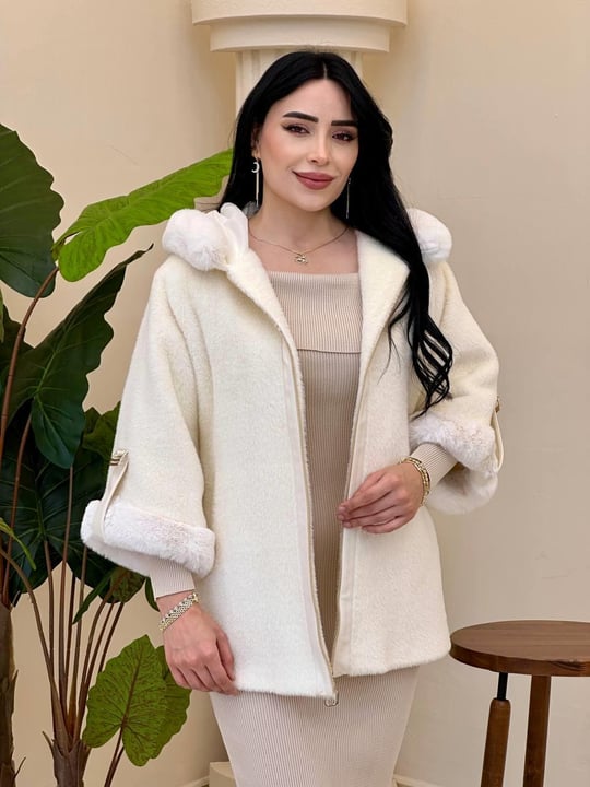 Kısa Angora Kaban 7488 T-25 Ekru