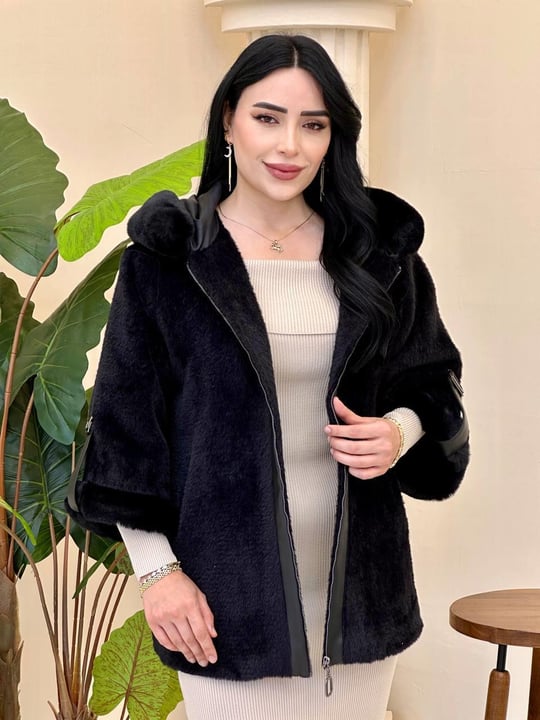 Kısa Angora Kaban 7488 T-25 Siyah