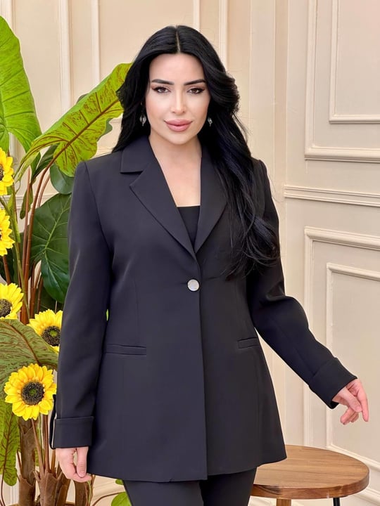 Kol Apolet İkili Takım 7041 t025 Siyah